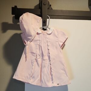 Mayoral Girls 12 Month Dress with Bonnet